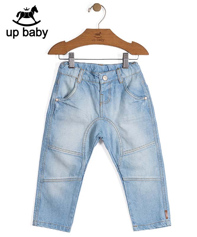 【UP BABY】男の子デニムパンツ【デイリー・オールシーズンOK】ライトブルー
