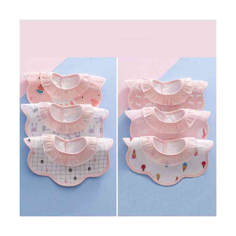 ベビー防水 スタイ 360° 5枚セット スタイ セット かわいい 男の子 女の子 赤ちゃん よだれかけ 出産祝い スタイセット おしゃれ スタイ ビブ 花型 男の子 女の子 防水スタイ セット 保育園 入園準備 新生児 送料無料 2
