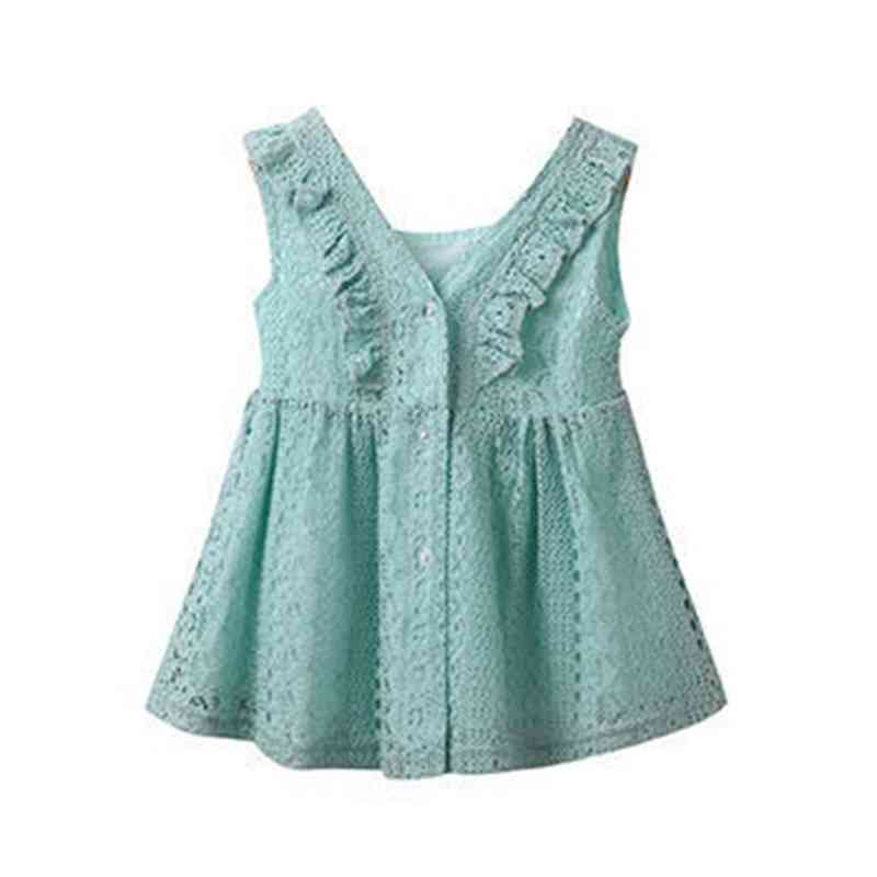 フリルワンピース キッズ 夏 キャミワンピース 女の子 キャミソール ベビーワンピース vネック ノースリーブ プリーツワンピース コットン ミディアム丈 おしゃれワンピース 無地 シンプル カジュアル おしゃれ 送料無料