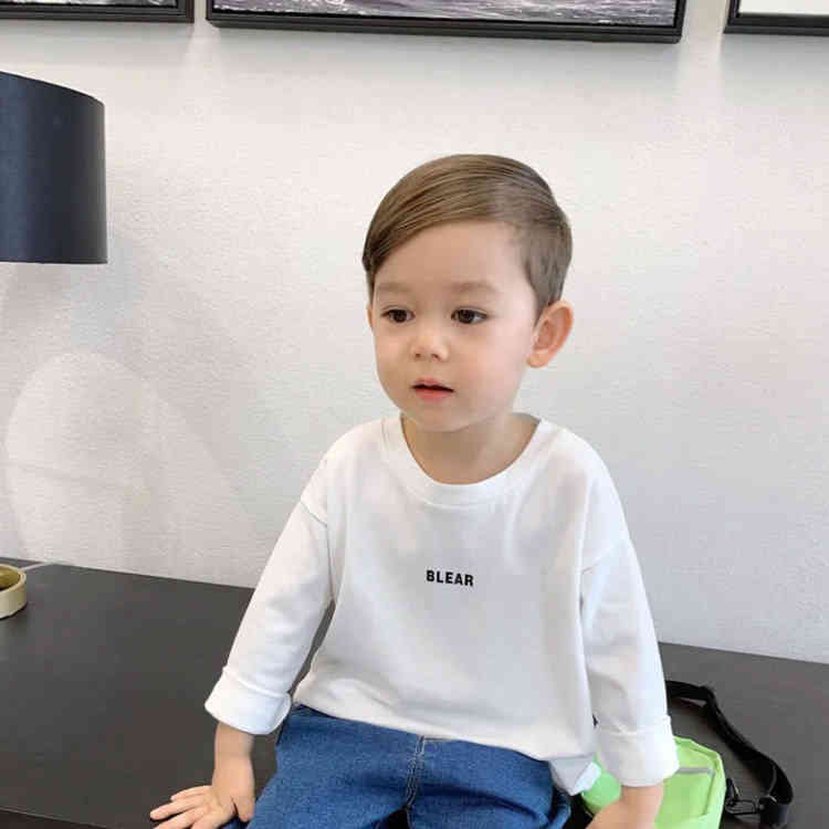 Tシャツ 長袖 キッズ トップス 女の子 カットソー 男の子 子供服 クルーネック 長袖tシャツ 綿tシャツ 男女兼用 英字 カジュアル おしゃれ 送料無料 春秋 韓国風