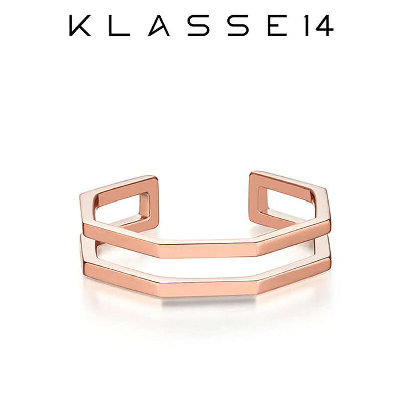 【国内代理店正規商品】 クラスフォーティーン KLASSE14 OKTO Double Ring Rose Gold S リング 指輪 ローズゴールド OR18RG001S レディース アクセサリー プレゼント 女性 クラス14 クラッセ14 class14