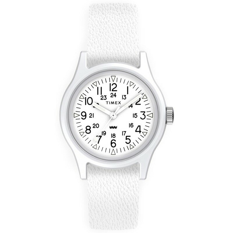 タイメックス TIMEX 国内正規品 29mm オリジナルキャンパー ホワイト レザー 日本限定商品 TW2T96200 レディース メンズ 腕時計 ミリタリー キャンプ おしゃれ かわいい ブランド ミリタリーウォッチ