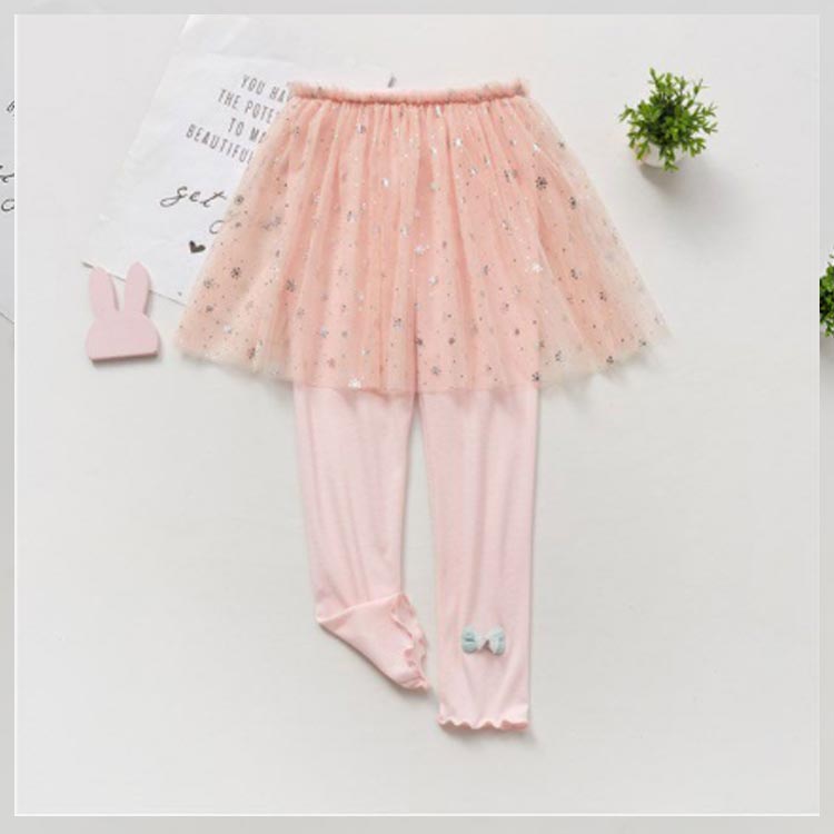 スカッツ 女の子 ボトムス キッズ チュールスカート キッズ 女の子 レギンス付きス...