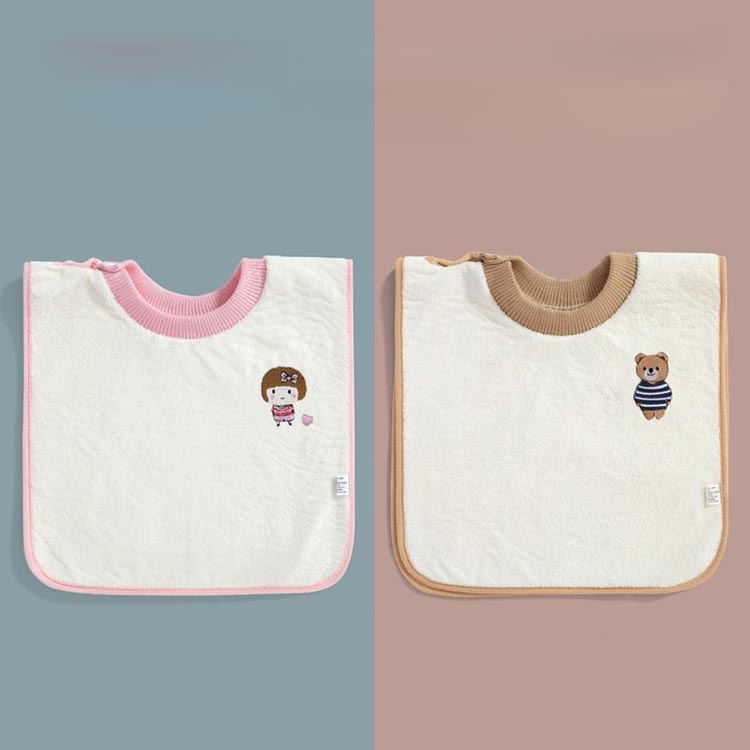 タオル 歯磨きタオル 女の子 手洗い 前掛け 可愛い 男の子 タオルエプロン 2枚セット ループタオル キッズ用 子供用 かわいい 手拭き 保育園 幼稚園 タオル 子供 歯磨き お食事エプロン 手拭きタオル 園児用 保育園 入園準備 3