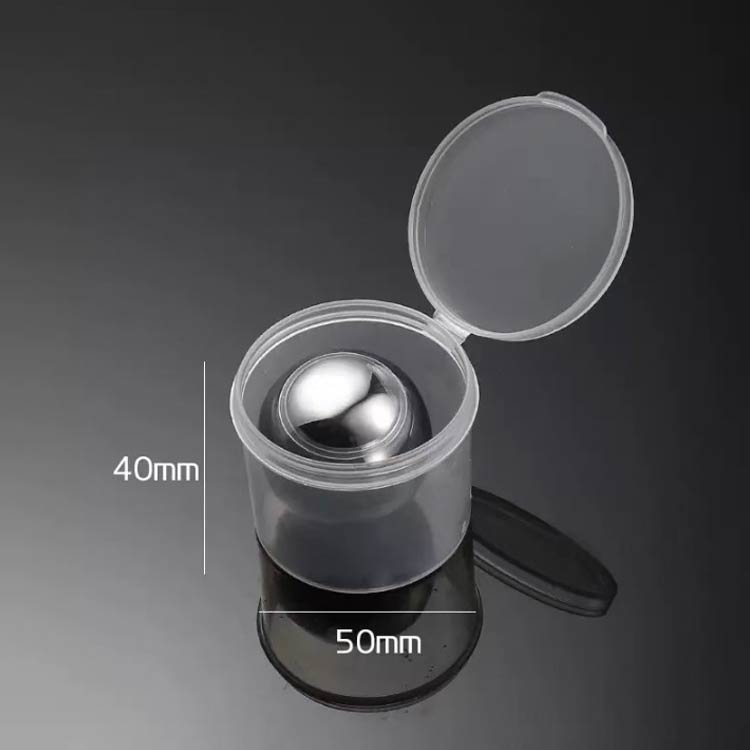 ステンレス氷 直径55mm/38mm 丸い氷 急速冷凍 ステンレス 収納ケース付き 溶けない...