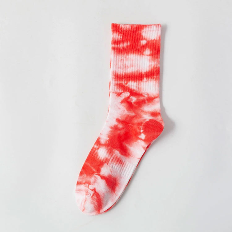 タイダイ 5足セット レディース 靴下 5足セット 靴下 コットン クルー丈 靴下 クルーソックス 綿 メンズ おしゃれ タイダイ染め エスニックファッション タイダイ柄 くつした くつ下 ユニセックス カジュアル ギフト プレゼント