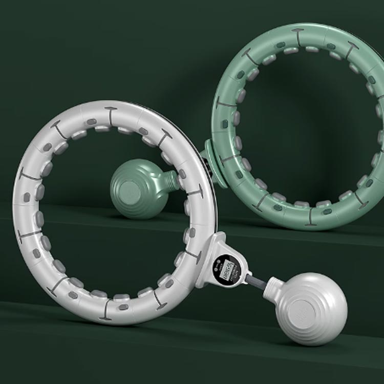 スマートフラフープ 運動 くびれ お腹周り ダイエット フラフープ 静音 落ちない エクササイズ器具 脂肪燃焼 自宅で運動 痩せる フィットネス トレーニング 男女通用 大人用 組み立て式 組立式