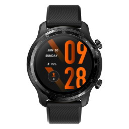 モブボイ スマートウォッチ メンズ スマートウォッチ TicWatch Pro 3 Ultra GPS 通話可能 最新 ティックウォッチ マイク スピーカー 電話 着信 通話機能 日本語 LINE返信 LINE通話 メール通知 血中酸素濃度 心拍数 音楽再生コントロール IP68防水 Wear OS by Google Watch iOS android iphone google fit