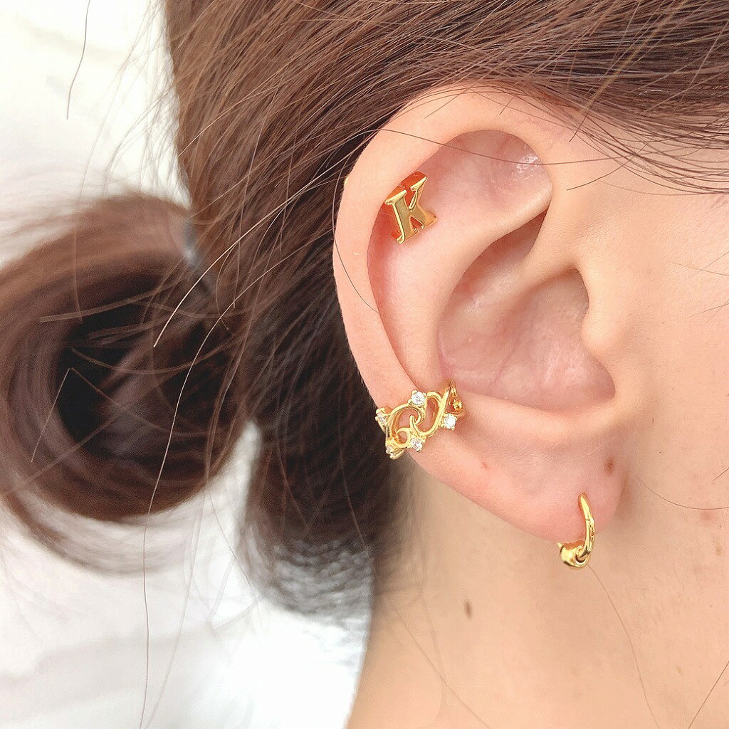 ボディピアス 軟骨ピアス ［14G 16G ］大きめで厚みのあるフォルムがお洒落 ♪メタ...