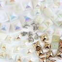 【5個】スクエア 四角 ピラミッド型 スタッズ 角鋲 ハンドメイド パーツ リベット レザークラフト DIY 手芸 装飾 1220