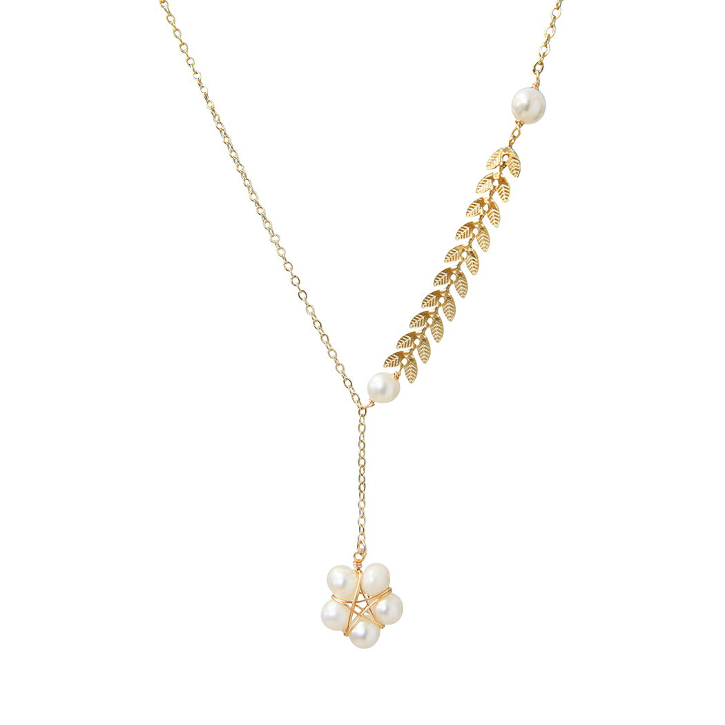 天然淡水パールネックレス真珠バロッ...