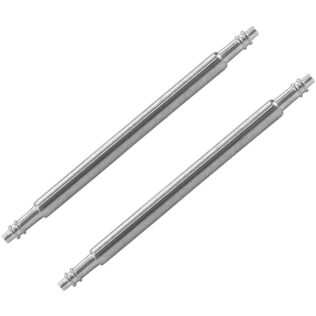 腕時計 ベルト用 バネ棒 ステンレス製 18mm φ1.8mm ベルトピン 交換用パーツ 部品 4本セット 1489