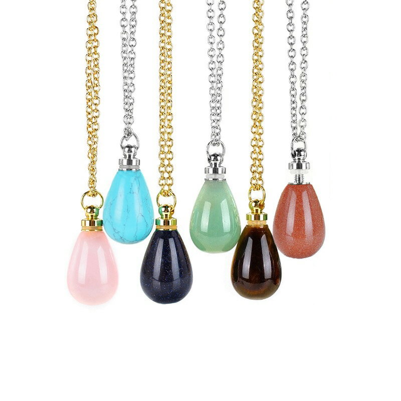 天然石 メモリアルペンダント パワーストーン ネックレス サージカルステンレス 天然石ペンダント メンズ レディース 手元供養 遺骨ネックレス 1542