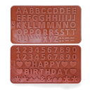 レジン型 ソフトモールド シリコンモールド アルファベット 数字 アクセサリーパーツ キーホルダー UVレジン エポキシ樹脂 粘土 ハンドメイド 1562