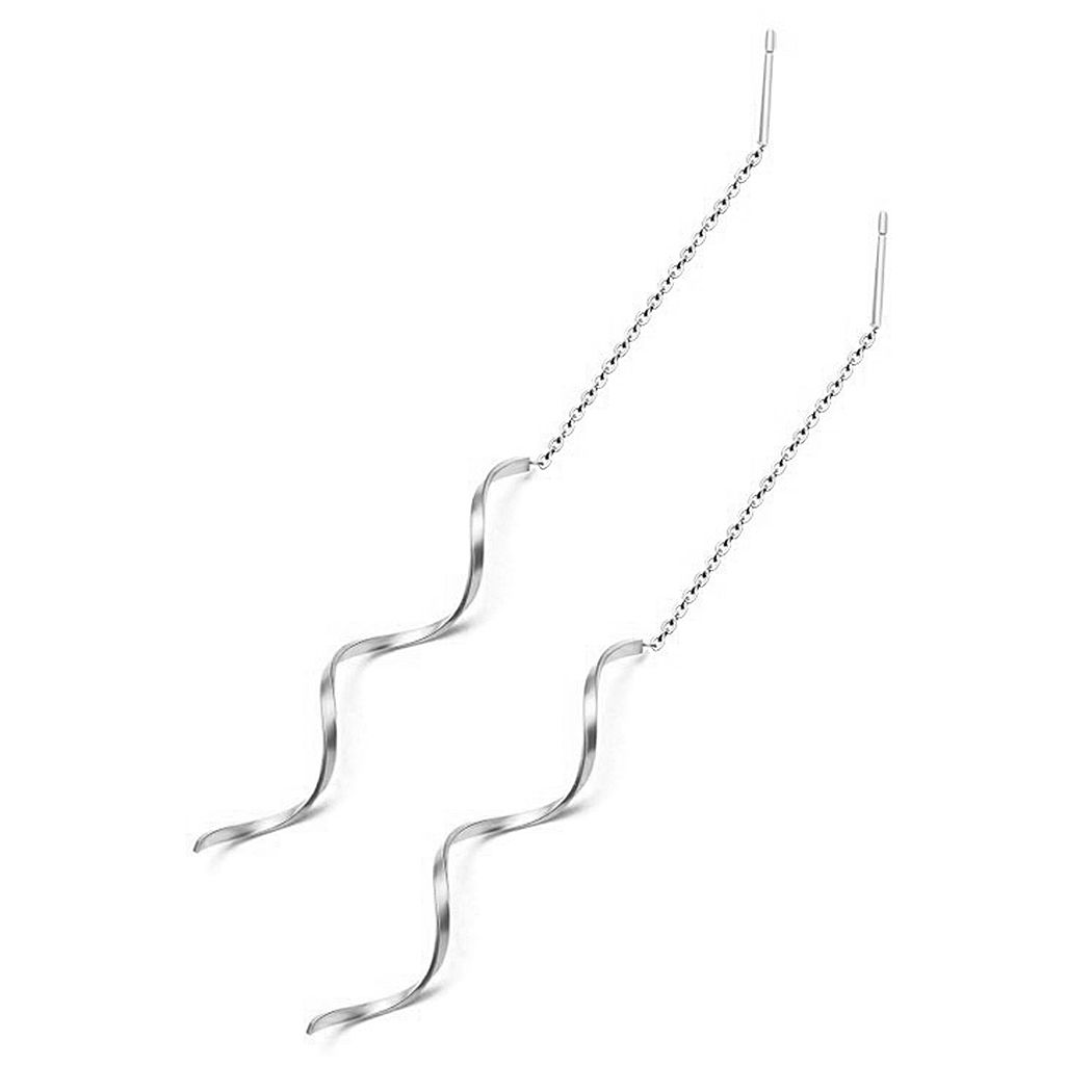 乐天商城 - アメリカンピアス ツイスト 螺旋 スパイラル ロング ステンレス 両耳 896