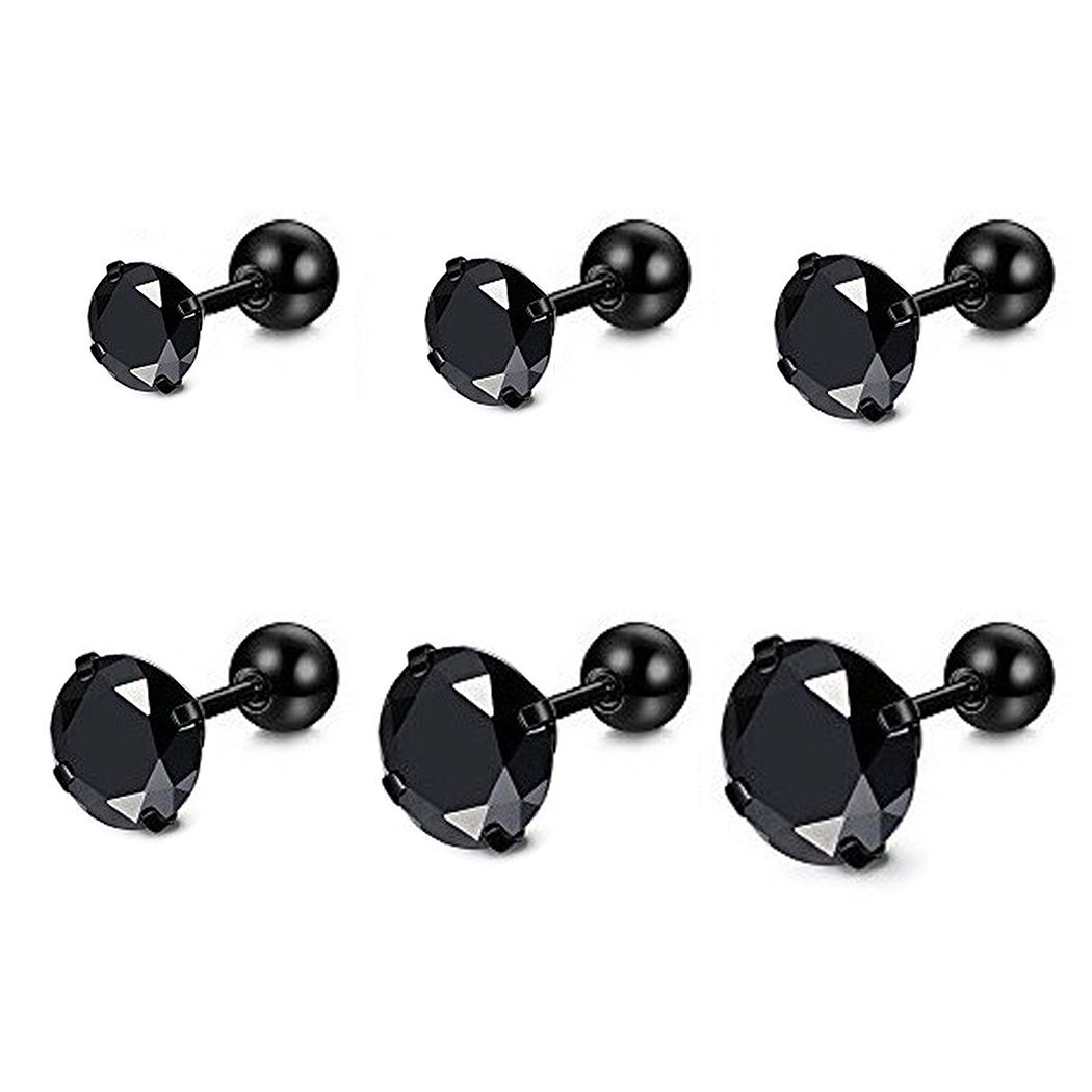 乐天商城 - サージカルステンレス アレルギー対応 ピアス ボディピアス ブラック 黒 ストレートバーベル 971