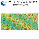【10,000円以上で使える】600円OFFクーポンアスカタオル ハワイアンフェイスタオル フラガール ASK2APHUL-GRN(4)