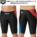 【全品ポイント3倍+最大999円OFFクーポン】アリーナ arena メンズ 競泳水着 国際水泳連盟承認 ハーフスパッツ AQUA STRIPE-D FAR-3...