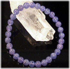 タンザナイト AAA/ 珠サイズ:約6mmx30珠/ 手首サイズ:約16cm