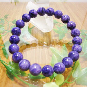 チャロアイト、ブレスレット、9mm珠ブレスレット、17cm内径