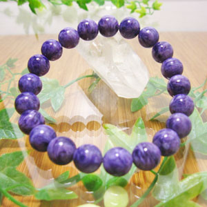 チャロアイト、ブレスレット、9mm珠ブレスレット、17cm内径