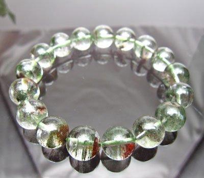 高級ガーデンクオーツ/4Aグレード/12mm珠/内径サイズ約17．5cm