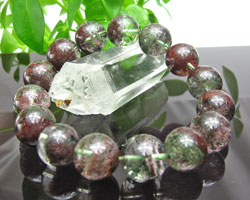 高級ガーデンクオーツ/4Aグレード/14mm珠/内径サイズ約18cm