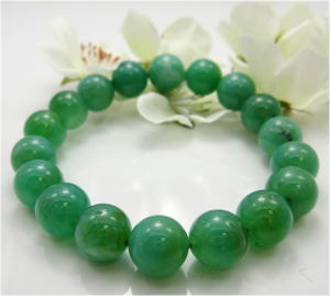 【ジェムシリカ】ジェムシリカAAA /10mm珠ブレスレット/内径:16cm【スピリチュアル・ストーン】