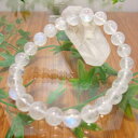 レインボームーンストーン/ブレスレット/スリランカ産/大きさ:約8mm/サイズ:約17cm