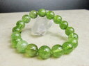 ペリドット ブレスレット/アフガニスタン産 /11mmブレスレット 2Aグレード/石の大きさ:約11mm(2Aグレード)/内径サイズ:約17cm