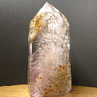 【天然石 ポイント 六角柱】エレスチャル水晶 / 天然水晶 /置物 風水 縁起物 厄除け祈願 縁起物 天然石 パワーストーン アクセサリー