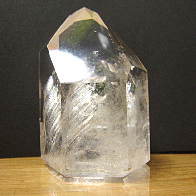  天然石 ポイント 六角柱 グリーンファントム水晶 /置物 風水 縁起物 ...
