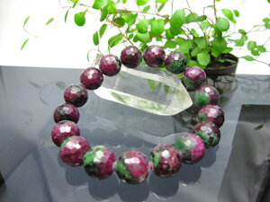 ルビーイン ゾイサイト /ルビー ブレスレット 【天然石/パワーストーン /ブレスレット】