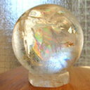 【天然石丸玉】レインボー水晶、虹入り水晶、天然水晶 丸玉 水晶玉/置物 風水 縁起物 厄除け祈願 縁起物 風水彫刻 天然石 最高級 手彫り 天然石 パワーストー...