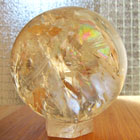 【天然石丸玉】レインボー水晶、虹入り水晶、天然水晶 丸玉 水晶玉 /置物 風水 縁起物 厄除け祈願 縁起物 風水彫刻 天然石 最高級 手彫り 天然石 パワースト...