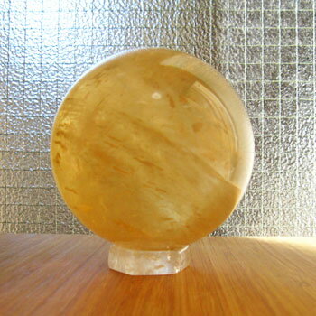 【天然石 丸玉】ゴールデンカルサイト カルサイト 丸玉 /置物 風水 縁起物 厄除け祈願 縁起物 風水彫刻 天然石 最高級 手彫り 天然石 パワーストーン アク...