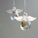 【2本セットでお得】星と天使のサンキャッチャー20mm/レインボー/エンジェル/サンキャッチャー/お祝/入学/新居/引っ越し【お試し】【楽ギフ_包装】/