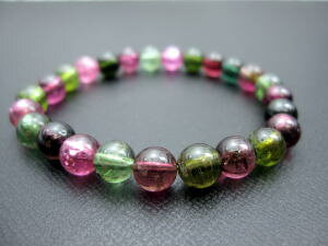 ブラジル産6Aグレード　ミックストルマリン　ブレスレット