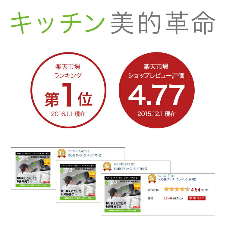 楽天ランク1位 スターフィルター レンジフードフィルター 6枚(6枚×1袋)[SF02中サイズ] 燃えにくいから安心のガラス繊維タイプ【換気扇 フィルター レンジフィルター 換気扇 カバー レンジフードカバー 換気扇掃除 グラスファイバー 油汚れ】