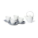 ギフトセット Våg ティーセット (土瓶White×カップWhite×プレートSgray) ギフトボックス入り ポトペリー 【ホーム】 【食器】