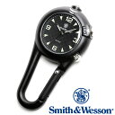 正規品 スミス＆ウェッソン Smith Wesson ミリタリー時計 CARABINER CLASSIC WATCH BLACK SWW-36-BLK あす楽 送料無料