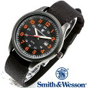 正規品 スミス＆ウェッソン Smith Wesson ミリタリー腕時計 CADET WATCH BLACK/ORANGE SWW-369-OR あす楽 送料無料