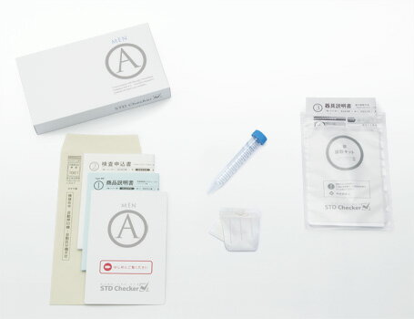 STD研究所 性病検査キット STDチェッカー タイプA 男性用 2項目 クラミジア 淋菌 男性 男 性病 検査キット 自宅で 性病検査 キット stdチェッカー STD 性感染症 送料無料 コンビニ受取 あす楽対応 2