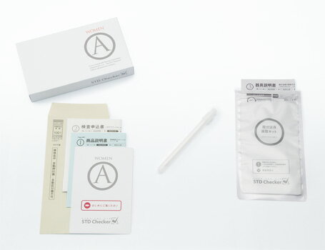 STD研究所 性病検査キット STDチェッカー タイプA 女性用 2項目 クラミジア 淋菌 女性 女 性病 検査キット 自宅で 性病検査 キット stdチェッカー STD 性感染症 送料無料 コンビニ受取 あす楽対応 2