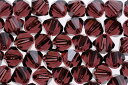 【メール便対応】スワロフスキー製 ビーズ ソロバン型アクセサリー用【Beads】【4.0mm】50ヶ #5328 バーガンディ