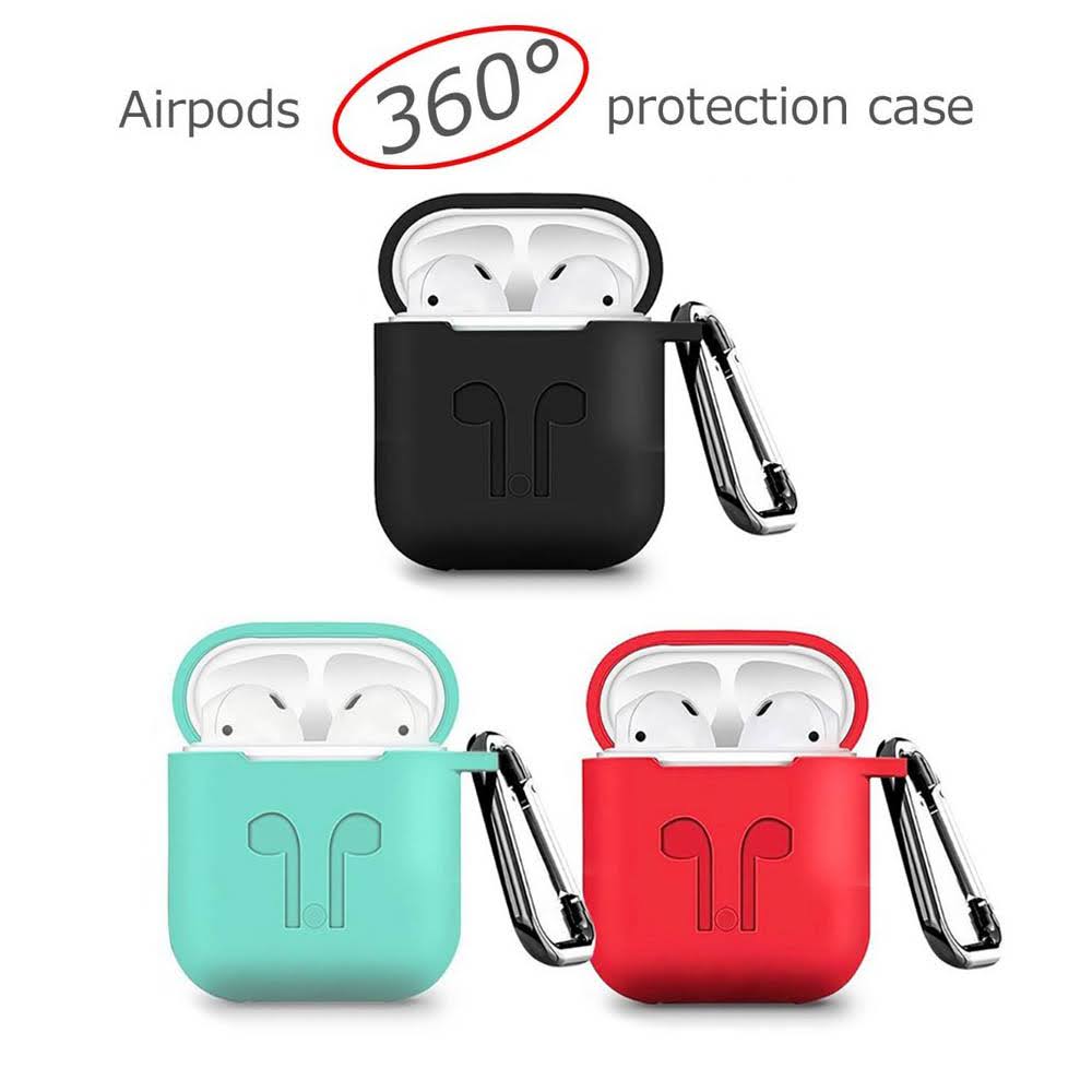 AirPods ケース Airpodsケース AirPods カバー エアーポッズケース イヤホン カバー Qi充電 柔軟 シリコン 全面 保護 エアーポッズ カラビナ かわいい おしゃれ