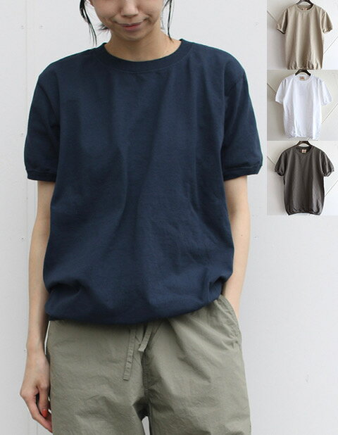 Goodwear（グッドウェア）クルーネック半袖リブTシャツ（NGT9801） 袖リブ 裾リブ半袖TシャツCREW NECK S/S TEE CUFF AND HEM RIB【レディース】【楽ギフ_包装】