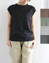 【Mother's day10%OFF】handvaerk(ハンドバーク)ノースリーブTシャツ(6208)ピマコットン 60/2 bottle neck no sleeve T-shirt【レディース】【返品不可】【楽ギフ_包装】