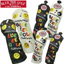 【店内全品ポイント10倍&クーポン割引!5/16(金)1:59迄】BLUE TEE GOLF ブルーティーゴルフ ピンボール &スマイル ヘッドカバー DR用 ...