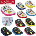 【店内全品ポイント10倍&クーポン割引!5/16(金)1:59迄】BLUE TEE GOLF ブルーティーゴルフ ピンボール &スマイル パターカバー マレット...